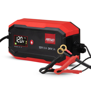Inteligentní nabíječka AMIO PRO 12V | 24V 10A (12V 100Ah | 24V 50Ah)